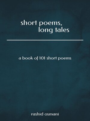 cover image of Short poems, long tales
